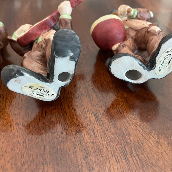 Emmet Kelly Jr. Ceramic Vintage Clown Collectibles 4" Tall Set of 4 - Picture 6 of 6
